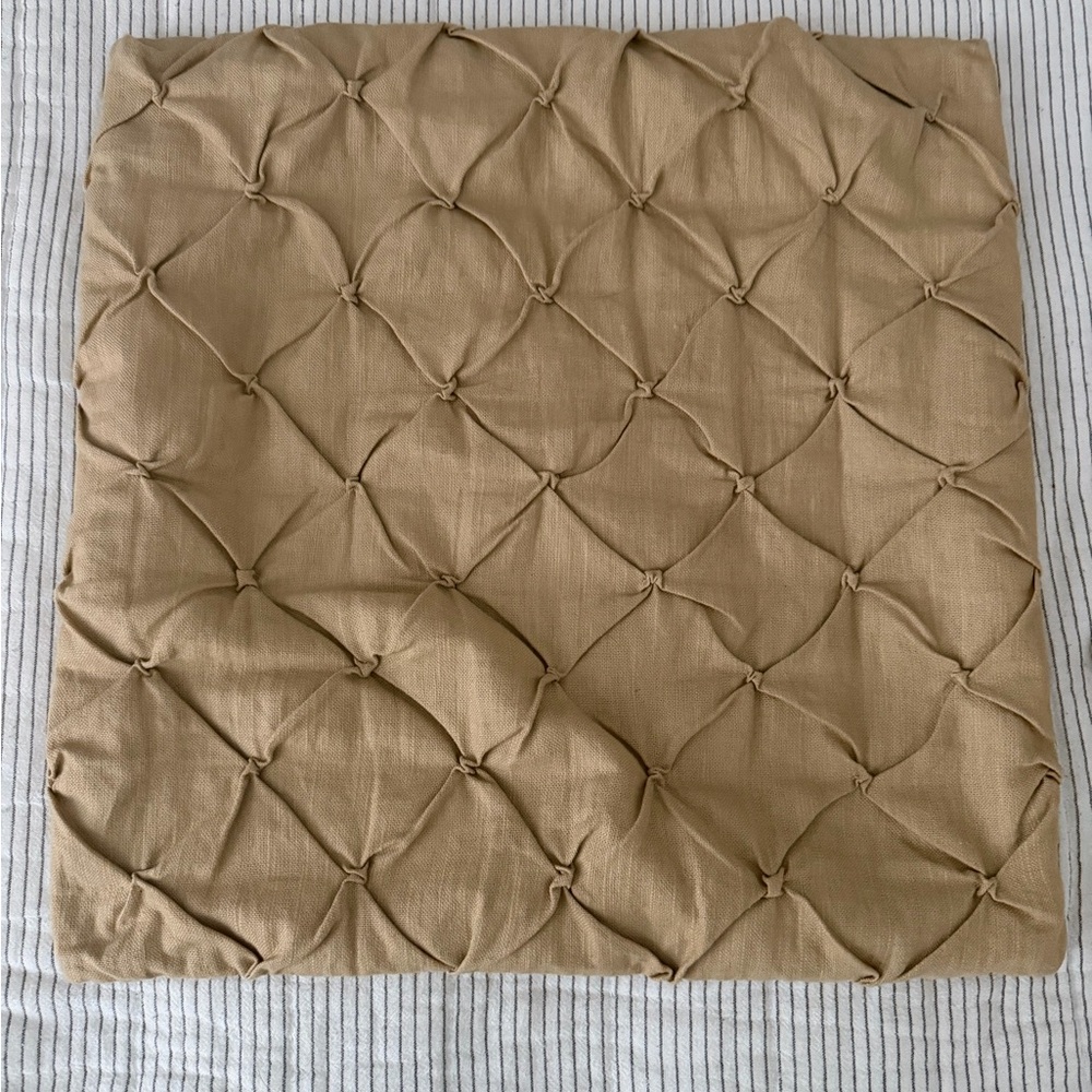 Southern Living Beige Linen Pillowcase Set of 2